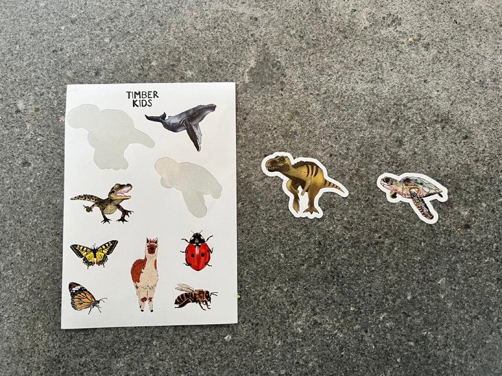 A6 Animal Sticker Pack (10 Sheets)