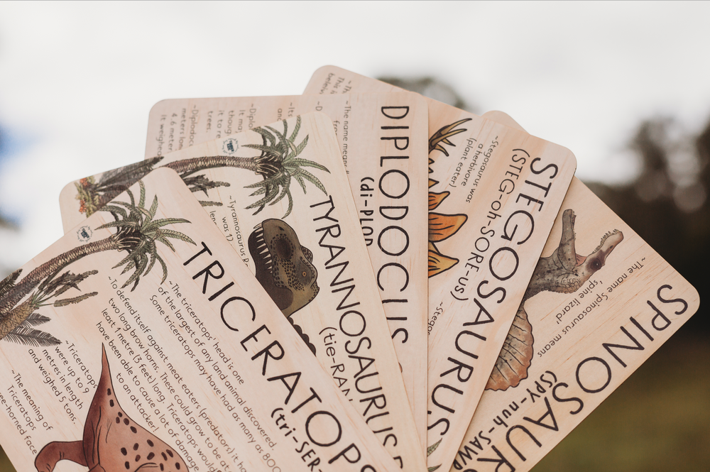 Jumbo Dino Fun Fact Tile BUNDLE - | Timber Kids - Timber Kids