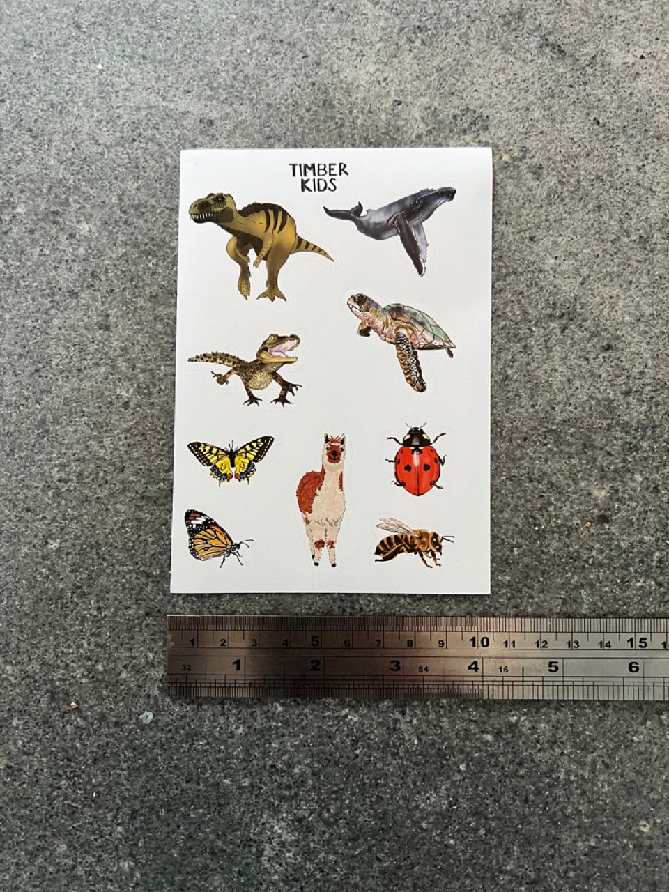 A6 Animal Sticker Pack (10 Sheets)