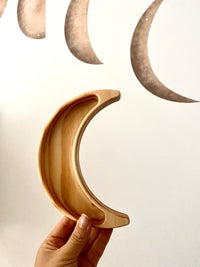 Crescent Moon Trinket Tray - | Beadie Bug Play - Timber Kids 