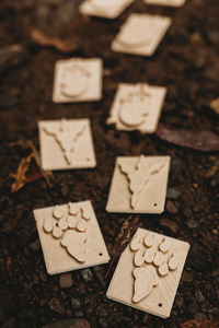DINOSAUR Foot Print ECO CUTTER ™ Stamp Set - | Kinfolk Pantry - Timber Kids 