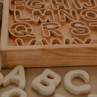 ECO CUTTER ™ Alphabet Eco Cutter Set - | Kinfolk Pantry - Timber Kids 